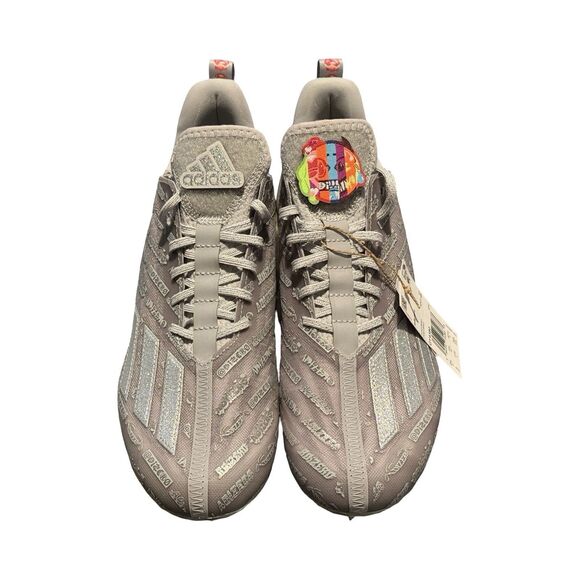 Size 9 Adidas Adizero Big Mood Silver Grey Mens Football Cleats GY4380 main image 6
